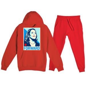 Shepard Fairey Kamala Harris Forward Premium Hooded Sweatsuit Set