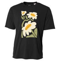 Subtle Flower Kamala Harris Boho Floral Cooling Performance Crew T-Shirt