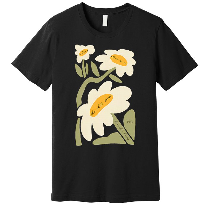 Subtle Flower Kamala Harris Boho Floral Premium T-Shirt