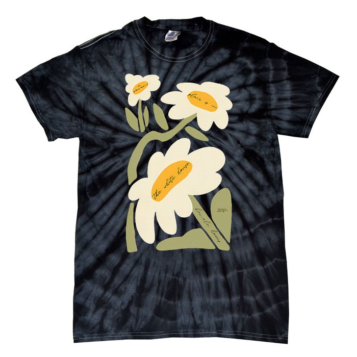 Subtle Flower Kamala Harris Boho Floral Tie-Dye T-Shirt