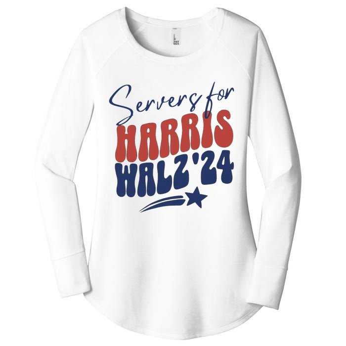 Servers For Kamala Harris Women's Perfect Tri Tunic Long Sleeve Shirt