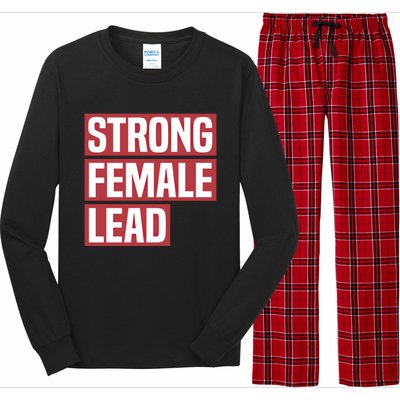 Strong Female Lead Theater Theatre Thespian Meaningful Gift Long Sleeve Pajama Set