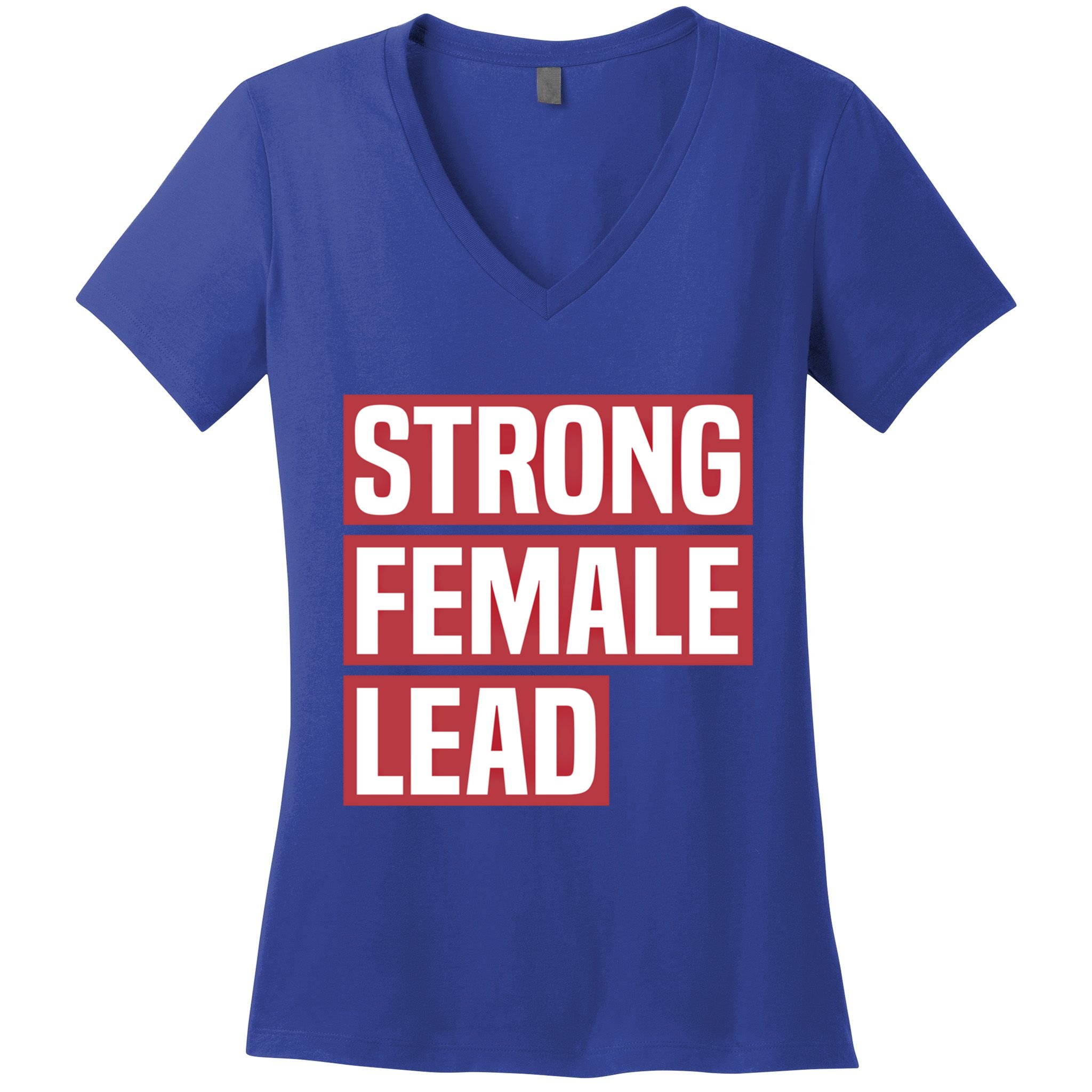 Strong Female Lead Theater Theatre Thespian Meaningful Gift Women's V-Neck T-Shirt