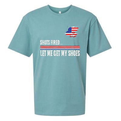 Shots Fired Let Me Get My Shoes Sueded Cloud Jersey T-Shirt