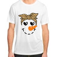 Snowman Face Leopard Headband Christmas Xmas Party Adult ChromaSoft Performance T-Shirt