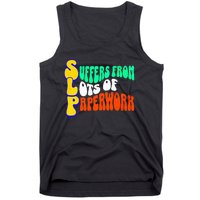 Suffers From Lots Of Paperwork Funny Slp Tank Top