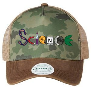 Science Funny Logo Legacy Tie Dye Trucker Hat