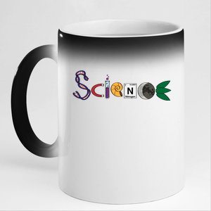 Science Funny Logo 11oz Black Color Changing Mug