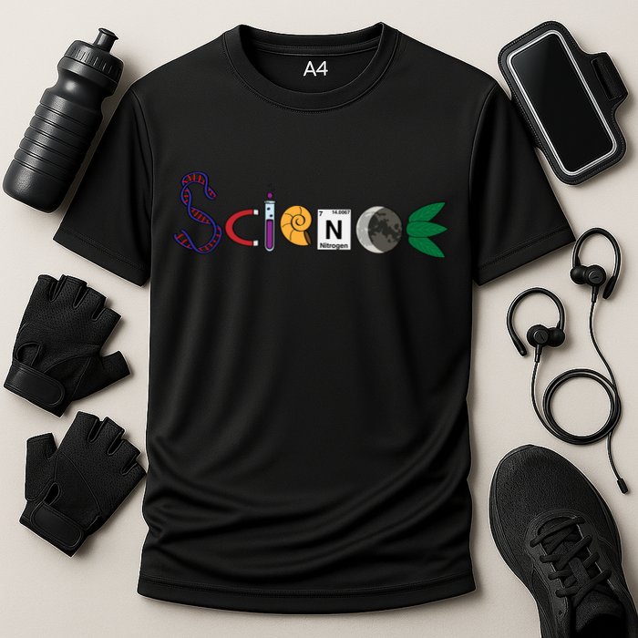 Science Funny Logo Performance Shirt