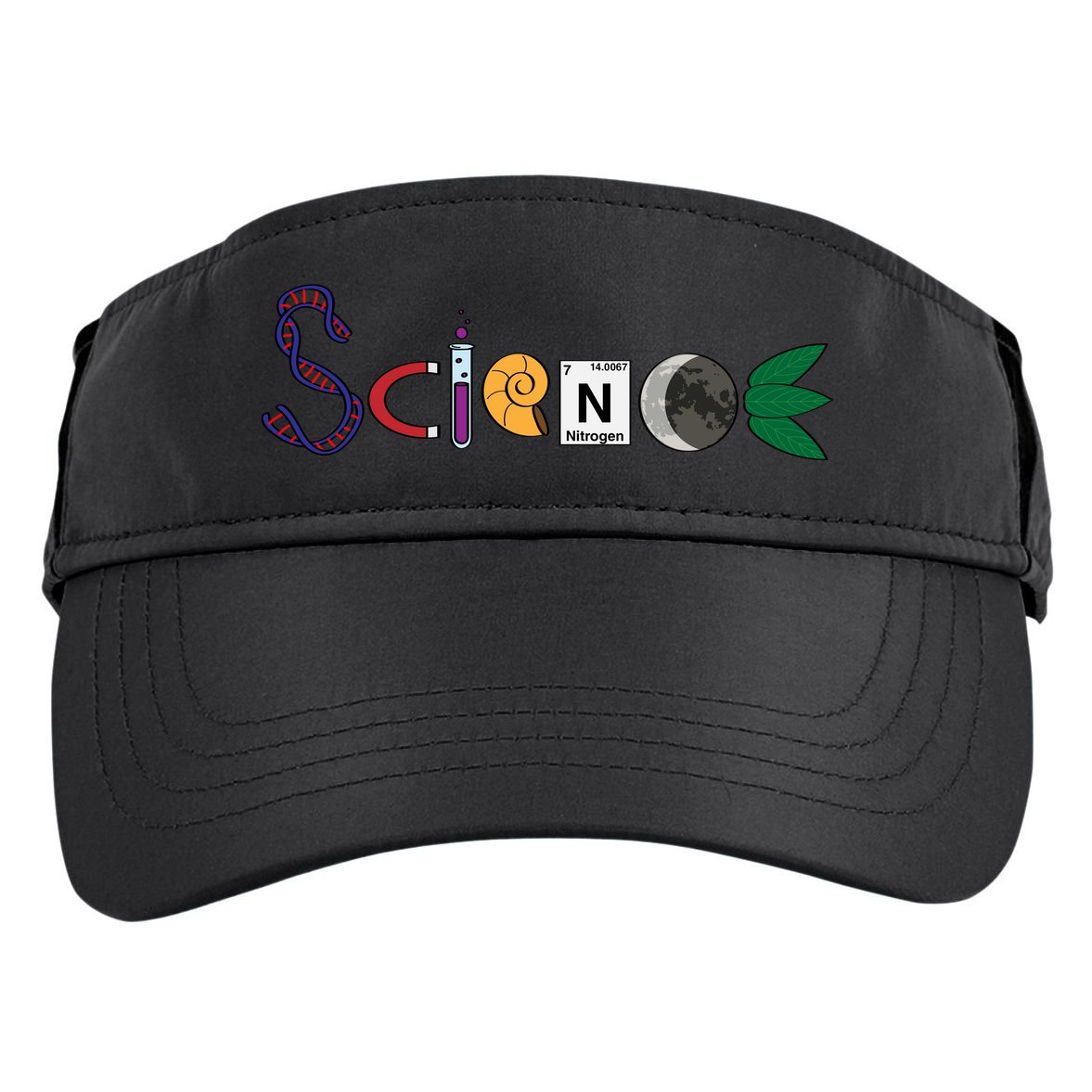 Science Funny Logo Adult Drive Performance Visor