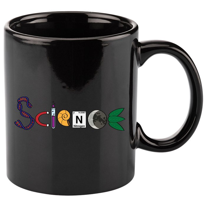 Science Funny Logo 11oz C Handle Ceramic Mug