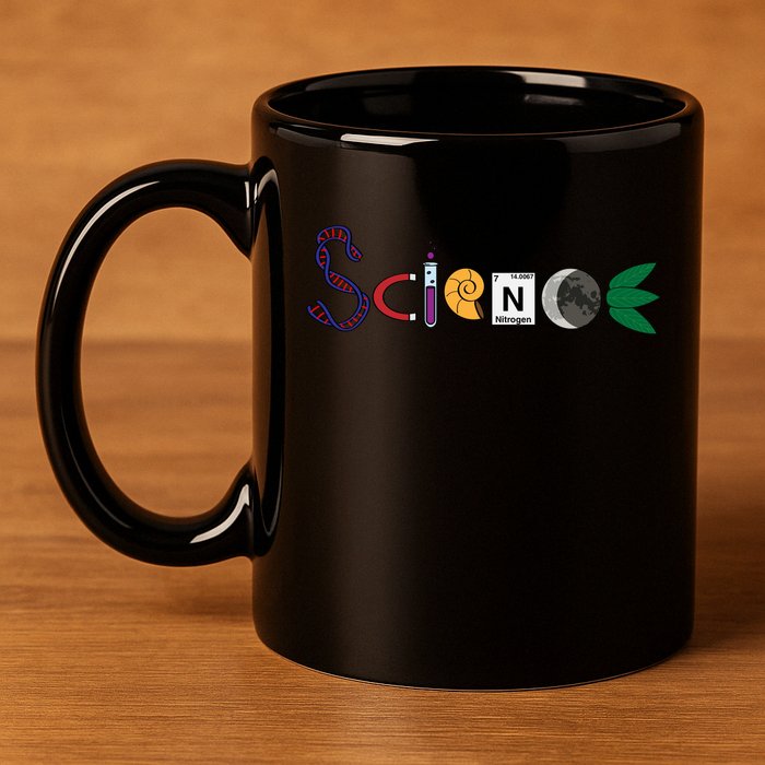 Science Funny Logo 11oz C Handle Ceramic Mug