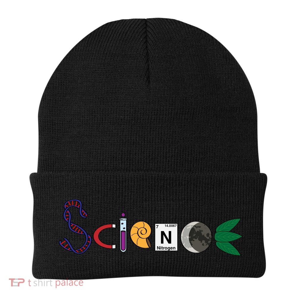 Science Funny Logo Knit Cap Winter Beanie