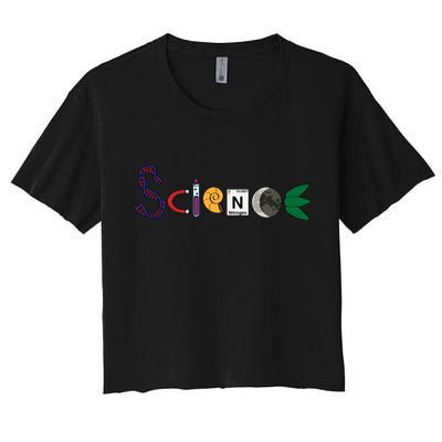 Science Funny Logo Crop Top
