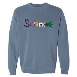 Science Funny Logo Garment-Dyed Sweatshirt