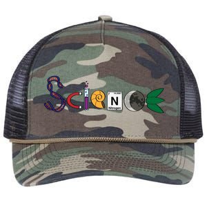 Science Funny Logo Retro Rope Trucker Hat Cap