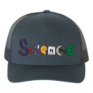 Science Funny Logo Yupoong Adult 5-Panel Trucker Hat