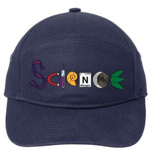 Science Funny Logo 7-Panel Snapback Hat