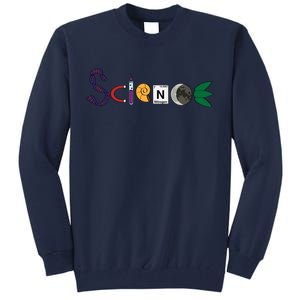 Science Funny Logo Tall Sweatshirt