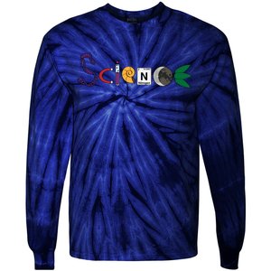 Science Funny Logo Tie-Dye Long Sleeve Shirt