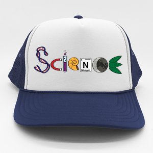 Science Funny Logo Trucker Hat