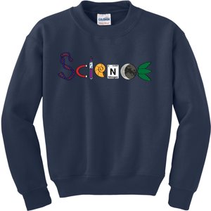 Science Funny Logo Kids Sweatshirt