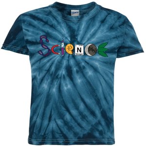 Science Funny Logo Kids Tie-Dye T-Shirt