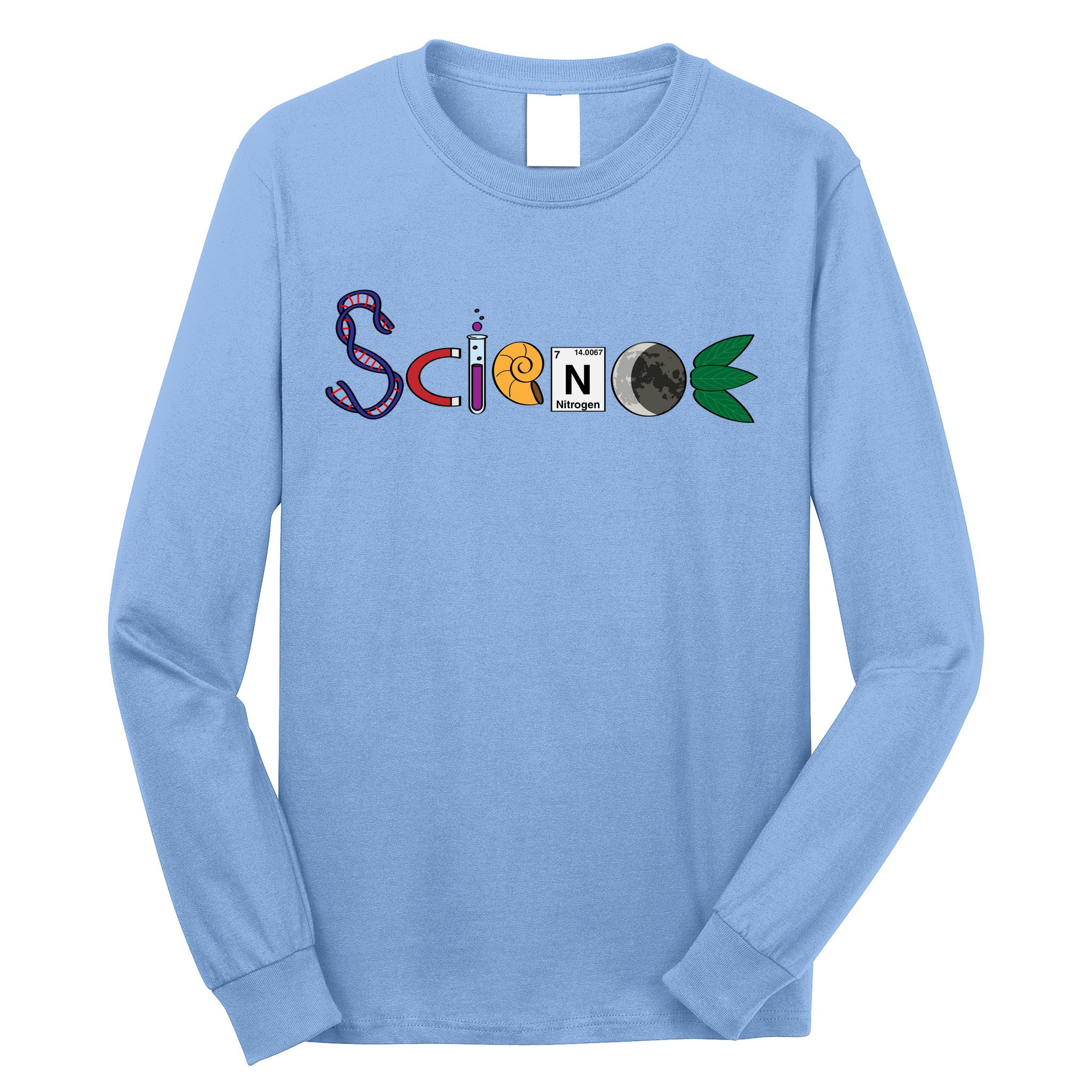 Science Funny Logo Long Sleeve Shirt