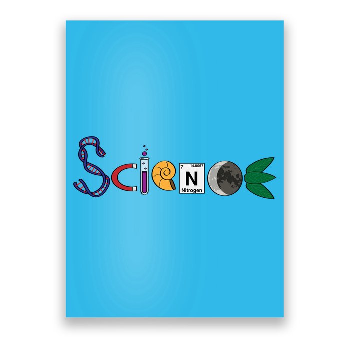 Science Funny Logo Poster