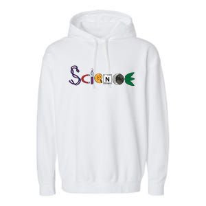 Science Funny Logo Garment-Dyed Fleece Hoodie