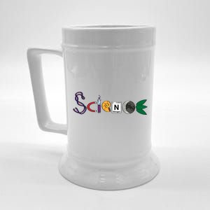 Science Funny Logo Beer Stein