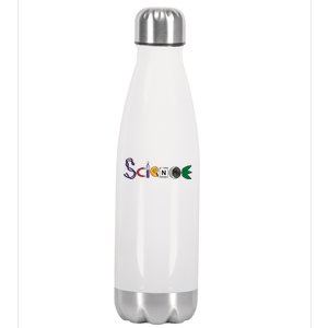 Science Funny Logo Stainless Steel Insulated Water Bottle