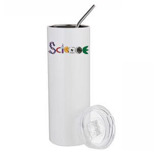 Science Funny Logo Stainless Steel Tumbler