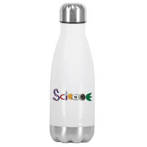 Science Funny Logo Stainless Steel Insulated Water Bottle