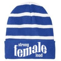 Strong Female Lead Theatre Actress 'S Role Gift Striped Beanie with Solid Band