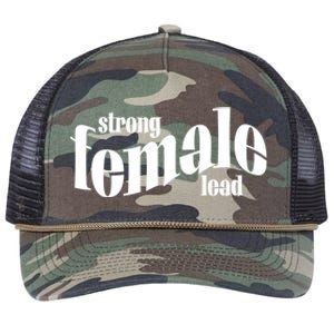 Strong Female Lead Theatre Actress 'S Role Gift Retro Rope Trucker Hat Cap