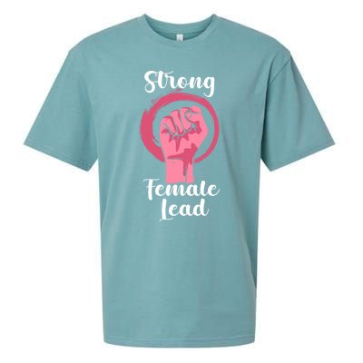 Strong Female Lead Thespian Theater Acting Theatre Nerds Gift Sueded Cloud Jersey T-Shirt