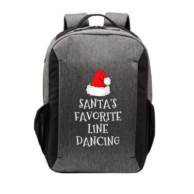 SantaS Favorite Line Dancer Funny Hat Christmas Dancing Vector Backpack