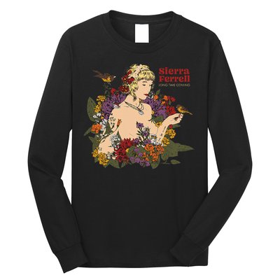 Sierra Ferrell Long Time Coming Illustration Long Sleeve Shirt