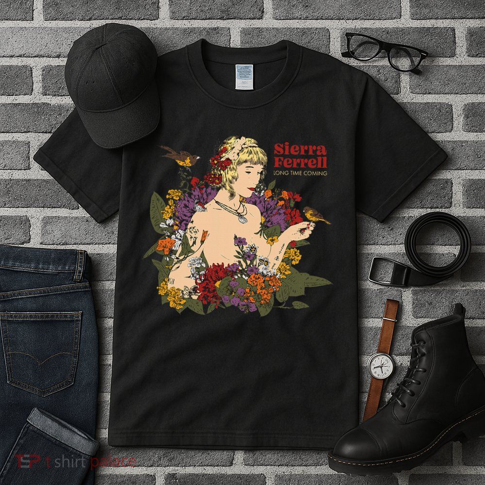 Sierra Ferrell Long Time Coming Illustration Tall T-Shirt