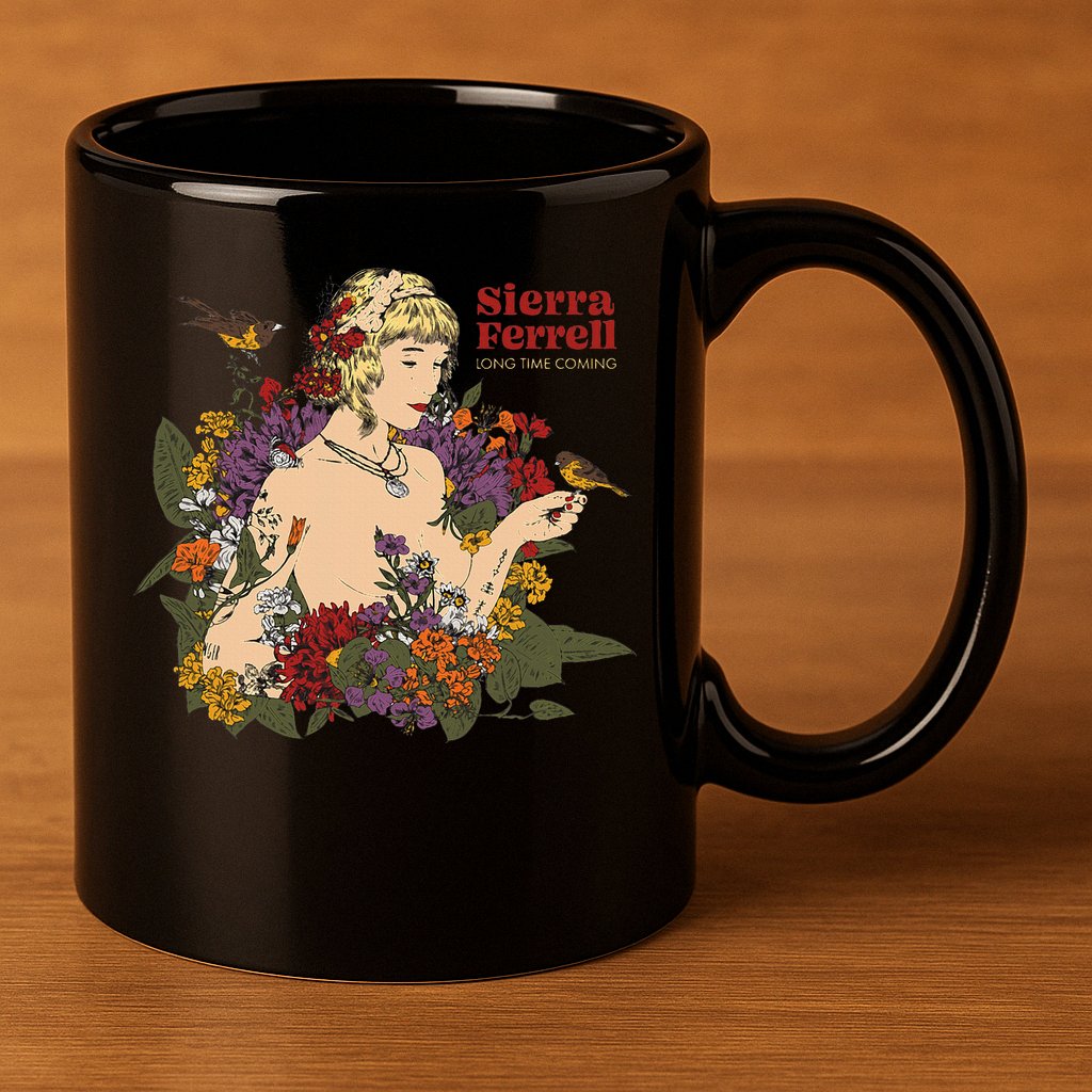 Sierra Ferrell Long Time Coming Illustration 11oz C Handle Ceramic Mug