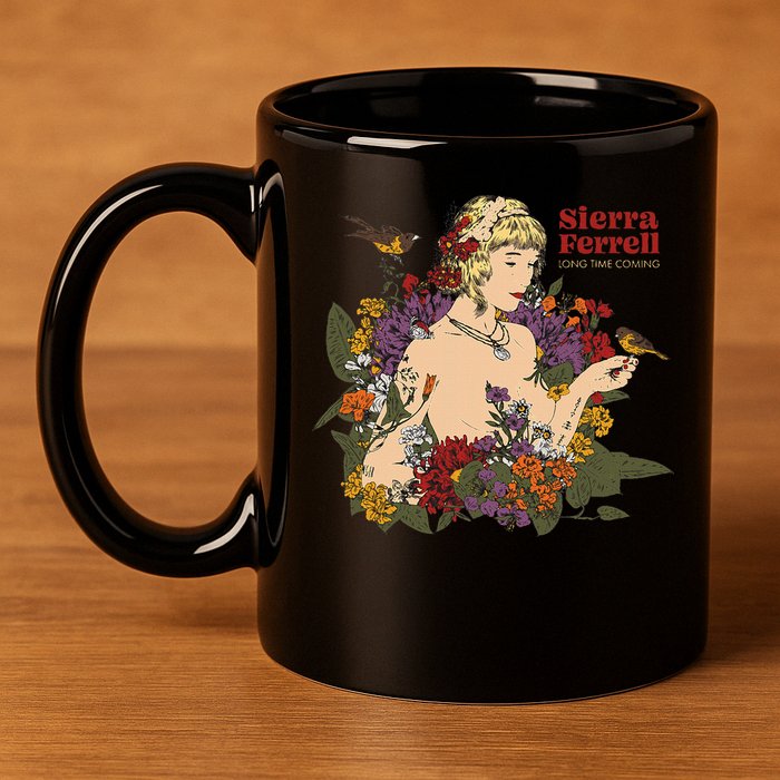 Sierra Ferrell Long Time Coming Illustration 11oz C Handle Ceramic Mug