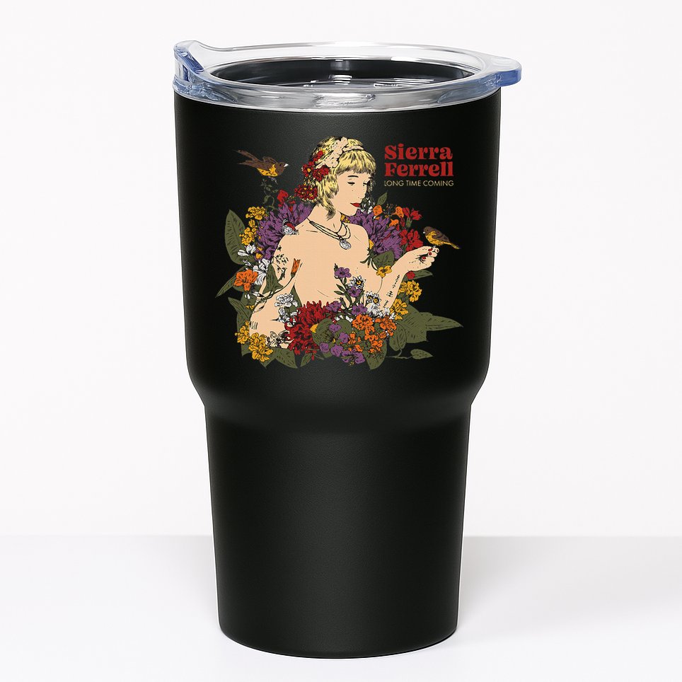 Sierra Ferrell Long Time Coming Illustration Tumbler