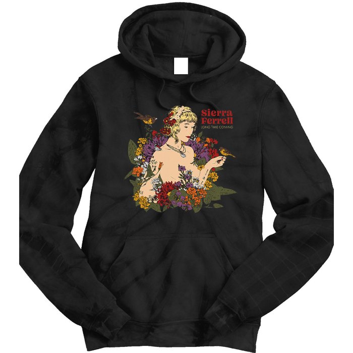 Sierra Ferrell Long Time Coming Illustration Tie Dye Hoodie