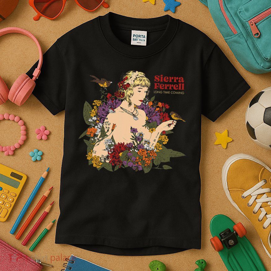 Sierra Ferrell Long Time Coming Illustration Kids T-Shirt