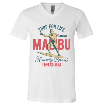 Surf For Life V-Neck T-Shirt
