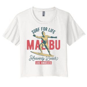 Surf For Life Women's Crop Top Tee