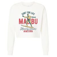 Surf For Life Cropped Pullover Crew