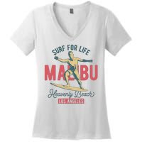 Surf For Life Women's V-Neck T-Shirt