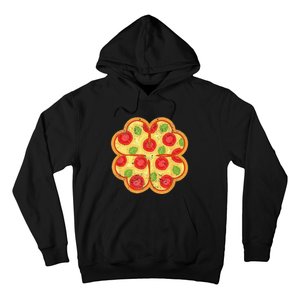 Shamrock Foodie Lover Pizza Italian St Patricks Day Hoodie